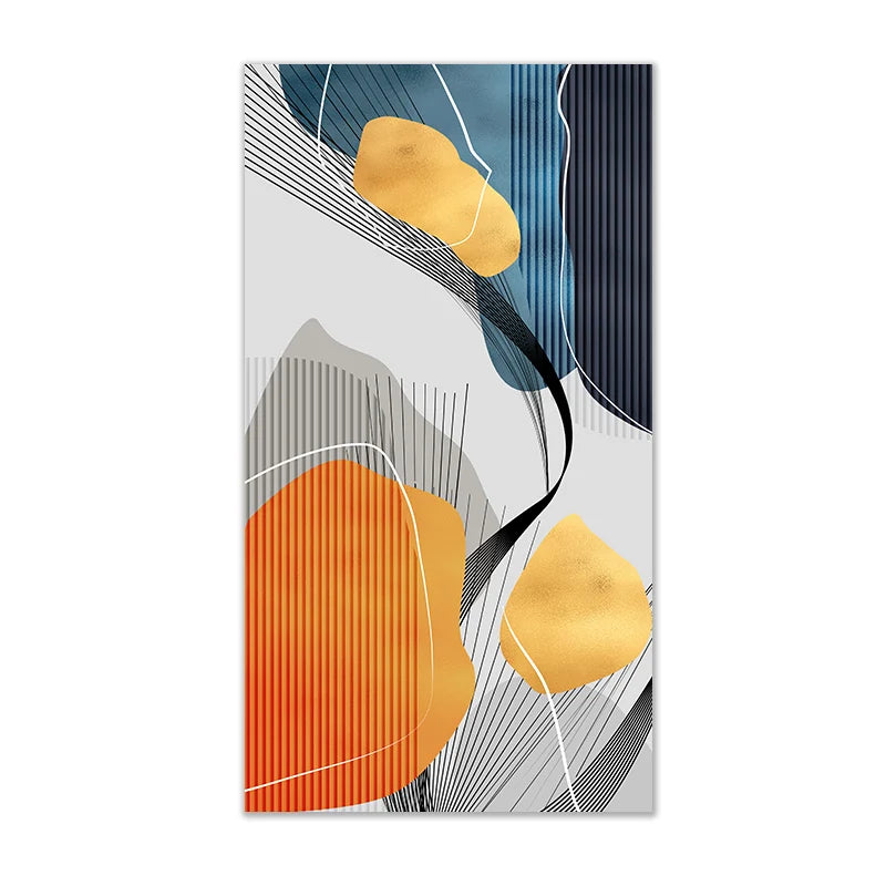 Modern Luxury Colorful Stone Canvas Posters