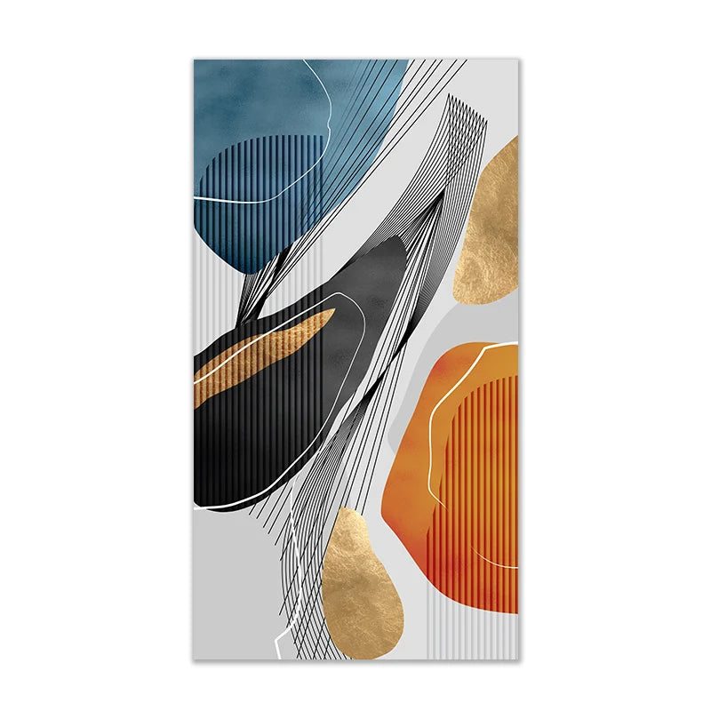 Modern Luxury Colorful Stone Canvas Posters