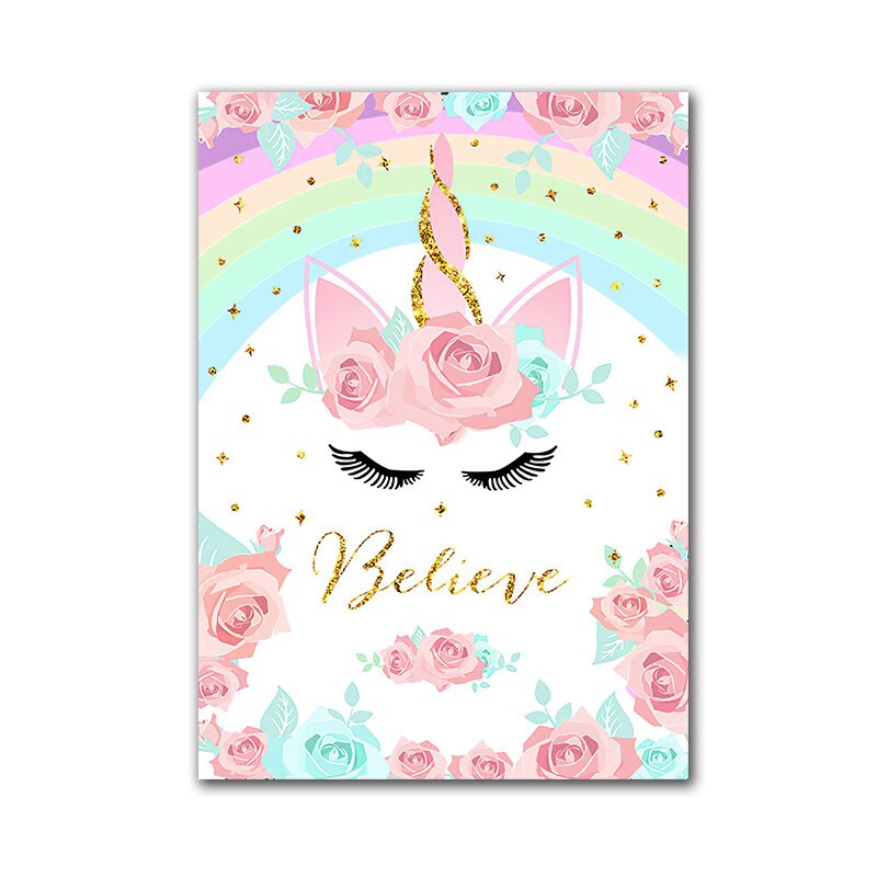 Cute Pink Alphabet LOVE Nordic Wall Art