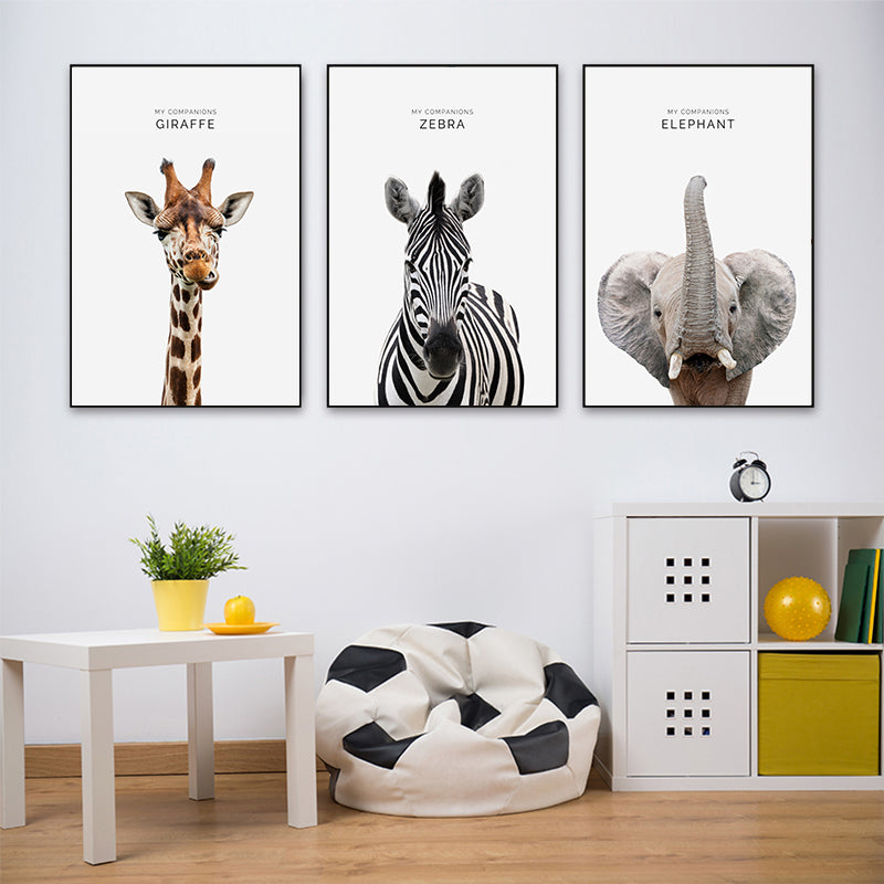 My Companion Cute Animals Canvas Prints