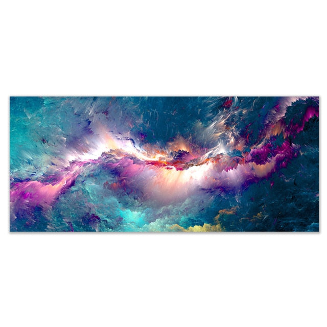 Abstract Fusion Cloud Wall Art Canvas Painting Prints