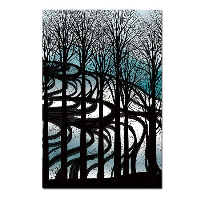 Beautiful Forest Scenery Canvas Art