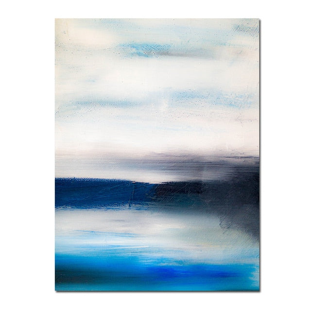 Blue Ocean Sea Landscape Wall Art