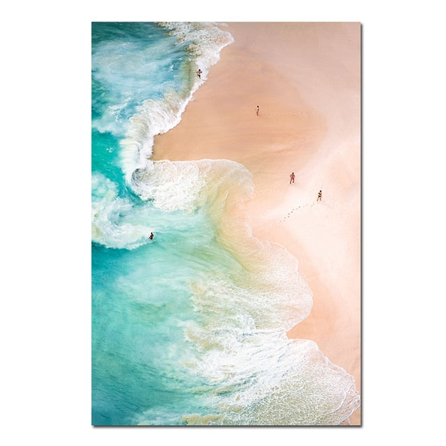Blue Ocean Sea Landscape Wall Art