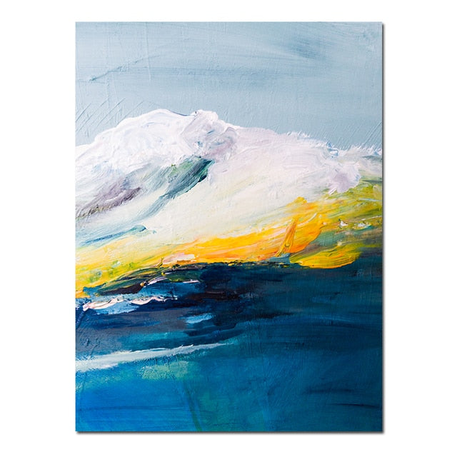 Blue Ocean Sea Landscape Wall Art