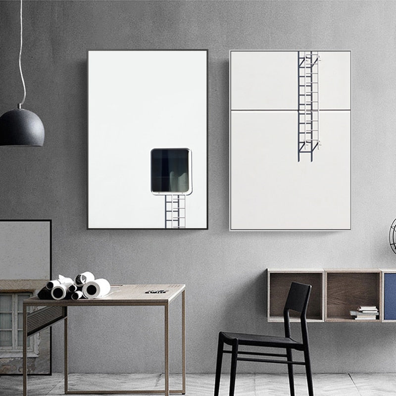 Stepladder Nordic Wall Art
