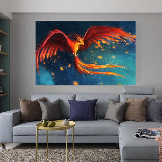 Phoenix Wall Art Canvas Painting Poster