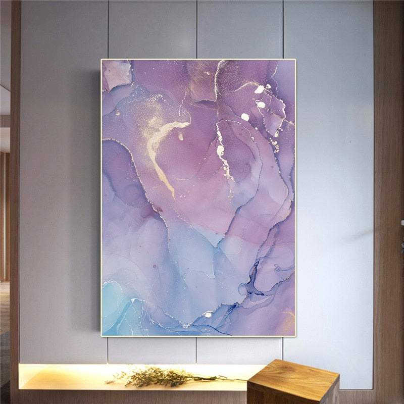 Abstract Colorful Waterproof Canvas Prints for Living Room