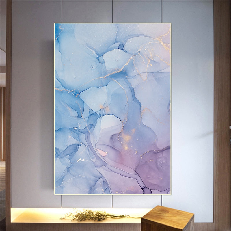 Abstract Colorful Waterproof Canvas Prints for Living Room