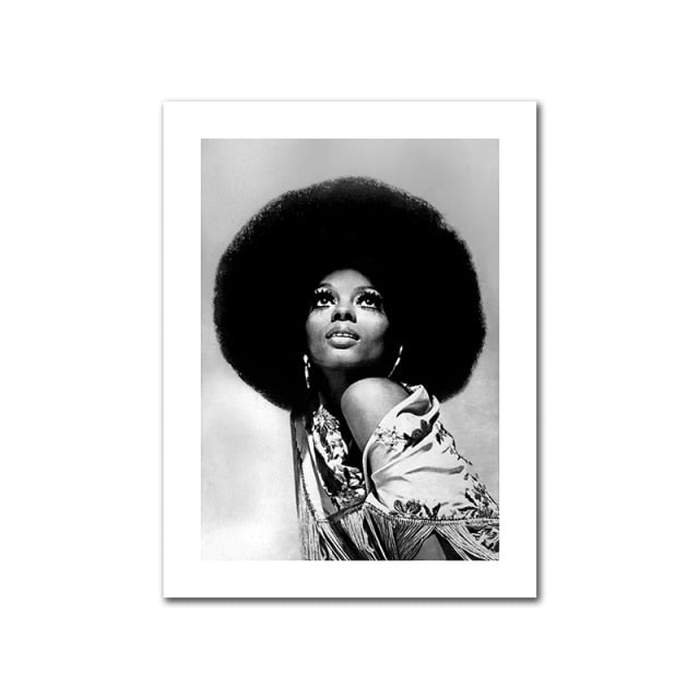 Black & White Retro Canvas Pictures