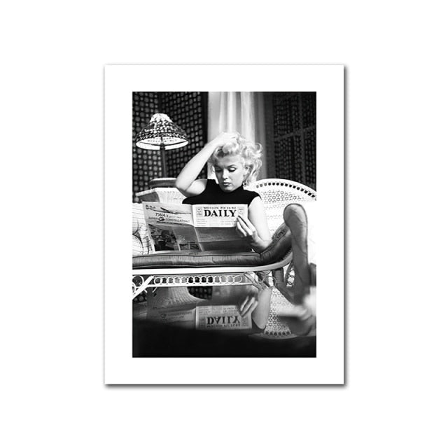 Black & White Retro Canvas Pictures