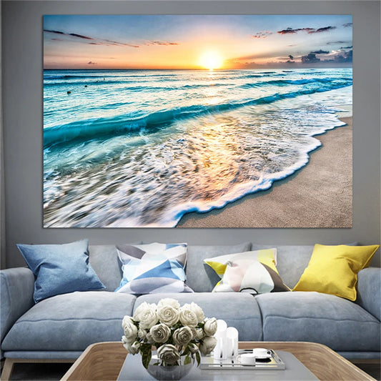 Sunrise at Seascape Beach Canvas Print