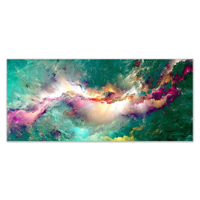 Abstract Fusion Cloud Wall Art Canvas Painting Prints