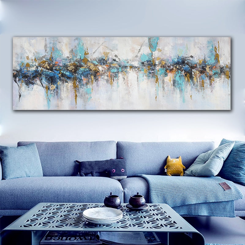 Abstract Oil Canvas Print