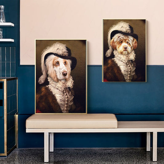 Gentleman Dog Canvas Print