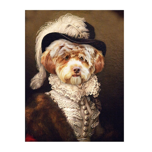 Gentleman Dog Canvas Print