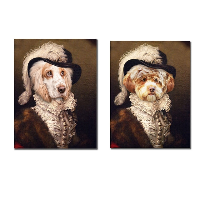 Gentleman Dog Canvas Print