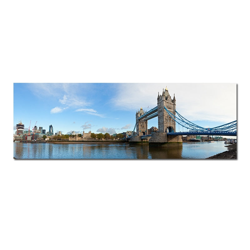 London Tower Bridge Landscape Canvas Art