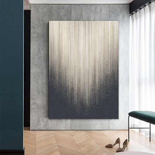 Shower Effect Abstract Canvas Wall Art