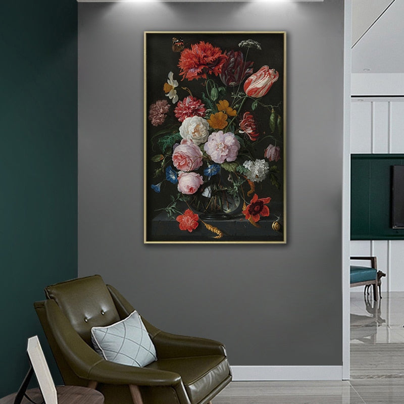 Classical Flowers Decoration Wall Art Painting