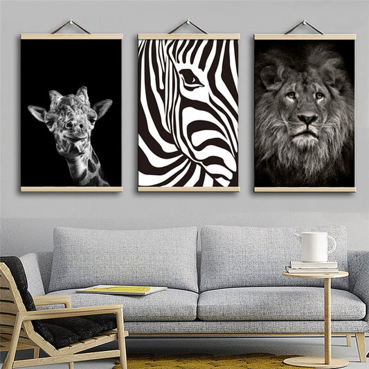 DIY Magnetic Wooden Frame for Hanging Canvas Paintings