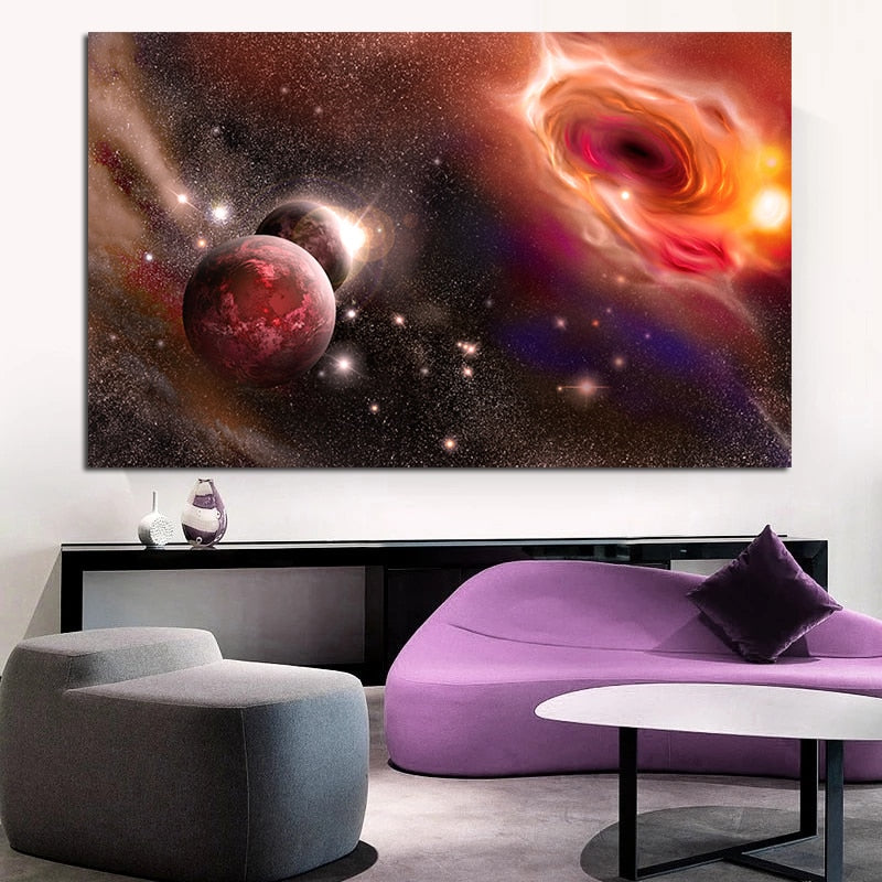 Wall Art New Galaxy Space Stars Print