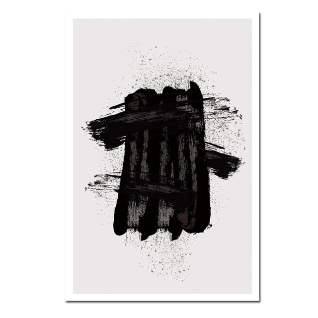Creative Black And White Characters Canvas Art Paintings