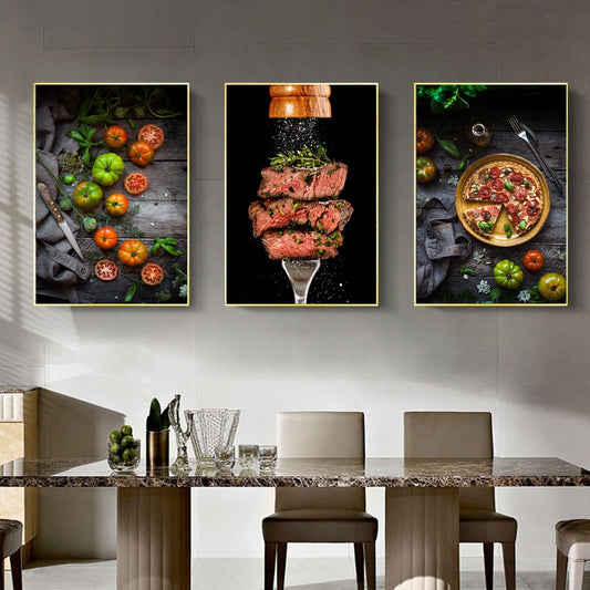 Foods and Drink Posters and Canvas HD Prints for Kitchen and Restaurants