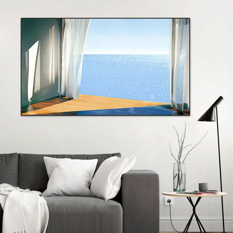 Romantic and Beautiful Sun in an Empty Room Wall Art